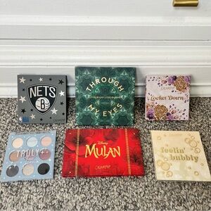 ColourPop NBA, Disney, and Floral Eyeshadow Palette Set